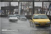 بارش باران و آبگرفتگی معابر در اراک