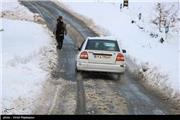 برف و باران جاده‌های 9 استان را فرا گرفت