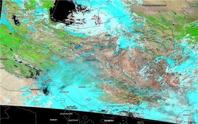 سازمان فضایی ایران منتشر کرد؛ تصاویر فضایی ارسالی از سازمان ملل درباره سیل اخیر ایران