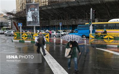 تداوم بارش باران / وزش باد شدید در تهران و پنج استان دیگر