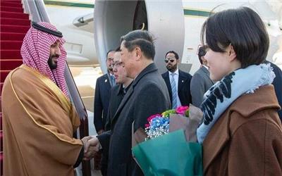 بازدید محمد بن سلمان از دیوار چین